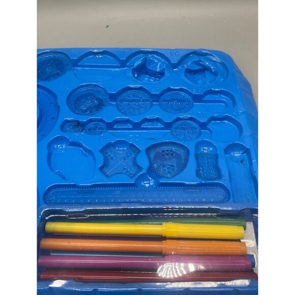 spirograph design guide art set includes direction paper 8 pens 13 designs READ - Picture 3 of 5